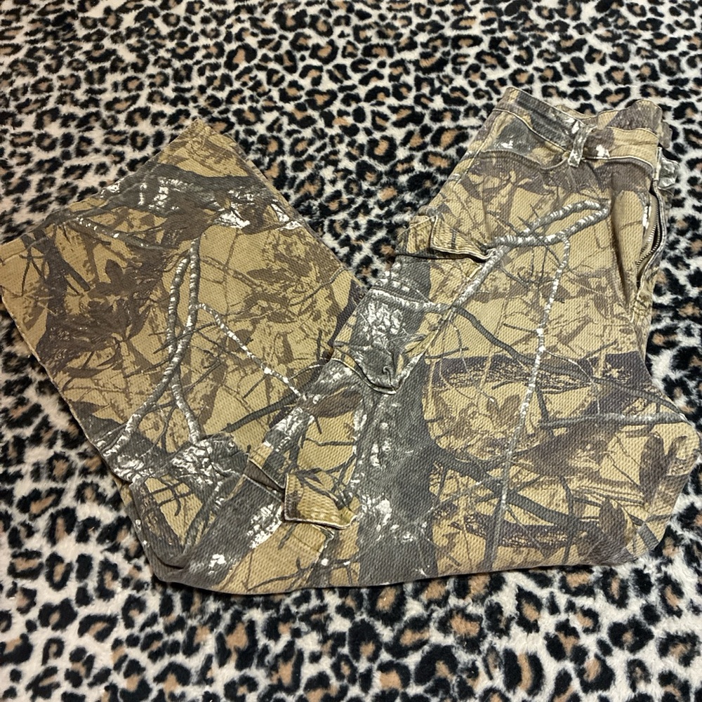 Fashion Nova Woodland Camo Pants